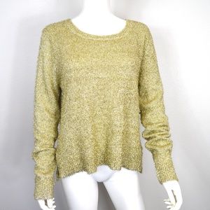 No Boundaries Shiny Gold Sweater